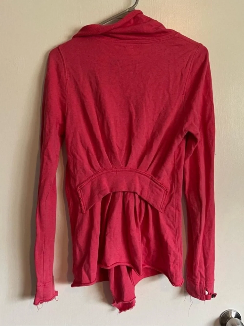We The Free free people pink Ebb Flow Asymmetrical Zip Jacket  size small
